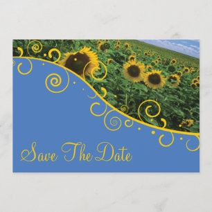 Save The Date - Sunflowers