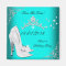 Save The Date Sweet 16 Teal High Heels Shoes Tiara