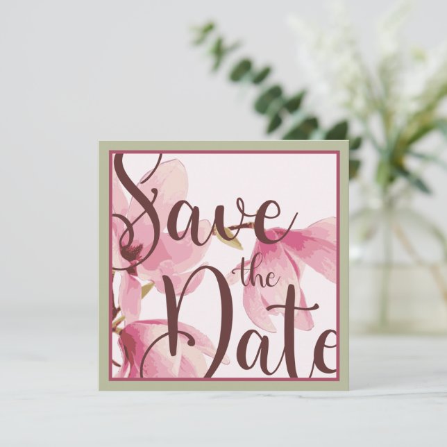 Save the Date Template (Standing Front)