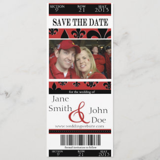 save the date ticket