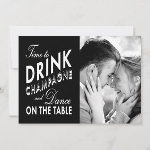 Save the Date - Time to Drink Champagne