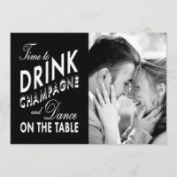 Save the Date - Time to Drink Champagne