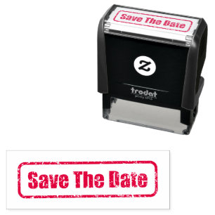 Save The Date Top Secret  Self-inking Stamp