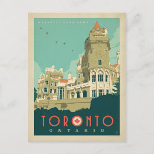 Save the Date Toronto, Ontario Announcement Postcard