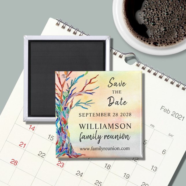  Save The Date Tree Family Reunion Magnet (Creator Uploaded)