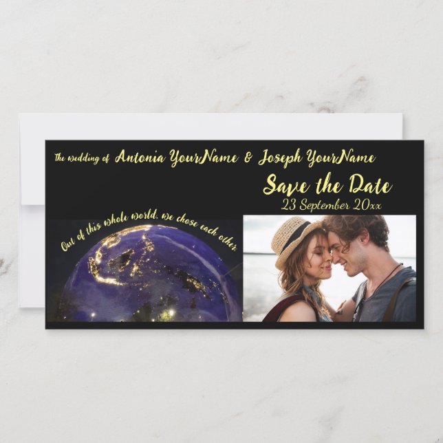 Save the Date True Love Wedding Announcement (Front)