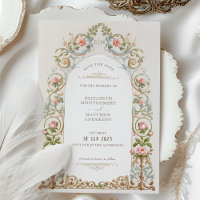 Save The Date Victorian Elegance