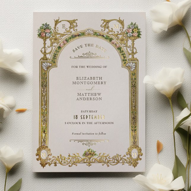 Save The Date Victorian Royal Elegance Wedding (Creator Uploaded)