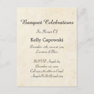 Save the Date Vintage Announcement Postcard