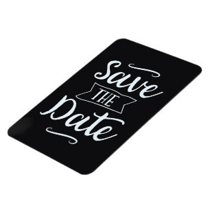 Save the Date Vintage Chalkboard Magnet