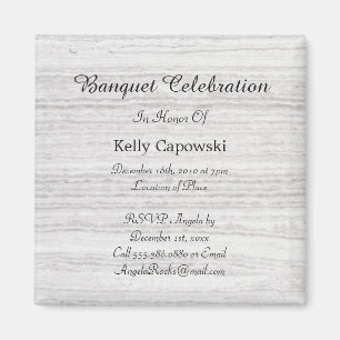 Save the Date Vintage Magnet