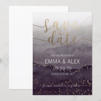 Save the Date Watercolor Invitation