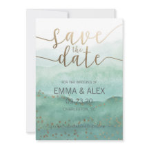Save the Date Watercolor Invitation