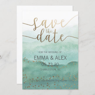 Save the Date Watercolor Invitation