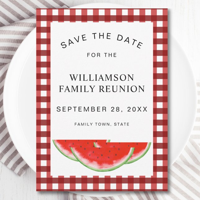 Save The Date Watermelon Family Reunion  (Creator Uploaded)