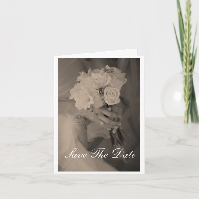 Save The Date Wedding Announcement (Front)