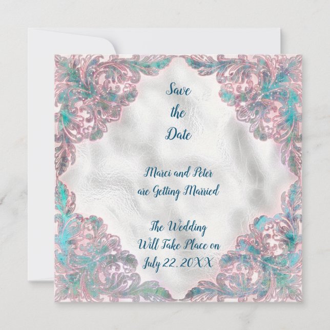 Save the Date Wedding Card (Front)