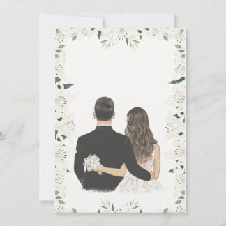 Save the Date Wedding Couple. Invitation