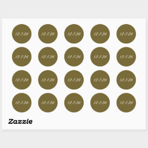 Save the Date Wedding Date Envelope Seals