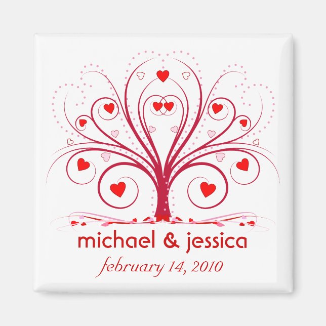 Save the Date  - Wedding Favour - Magnet (Front)