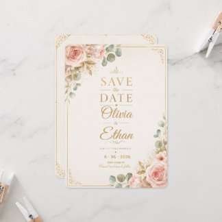 Save the Date Wedding Invitation