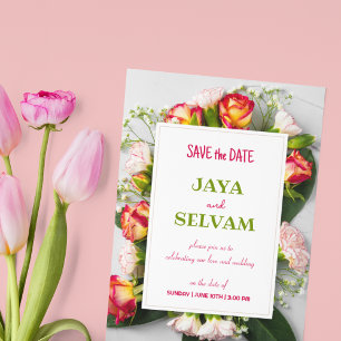 Save The Date Wedding Invitation