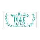 Save the Date Wedding Laurel Wreath