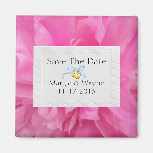 SAVE THE DATE WEDDING MAGNET (Front)