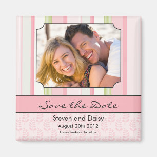 Save the Date Wedding Magnet