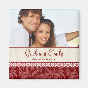 Save the Date Wedding Magnet