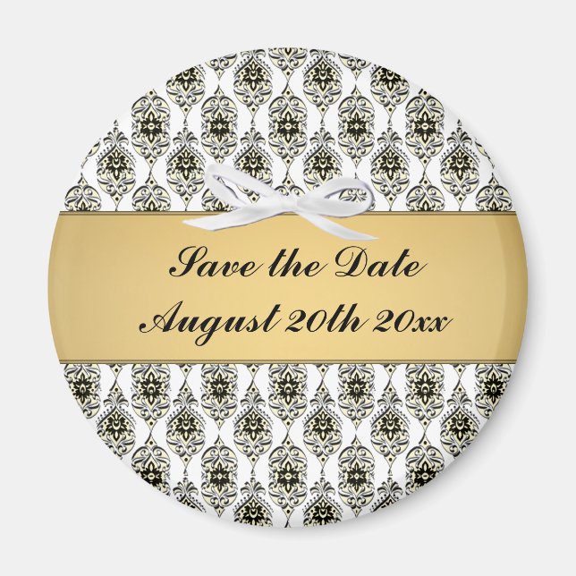 Save the Date Wedding Magnet (Front)