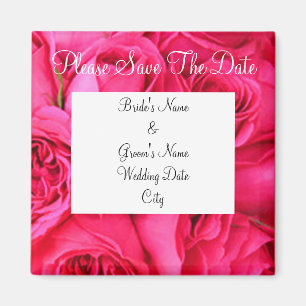 Save The Date Wedding Magnet Templates