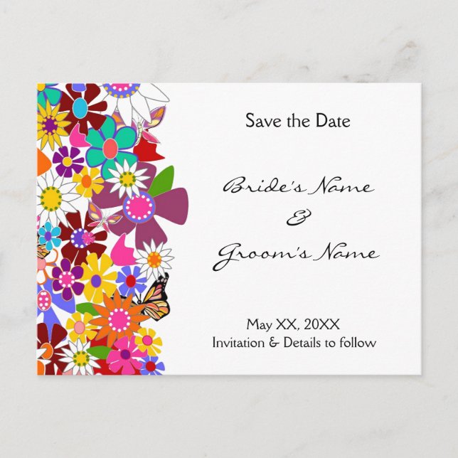Save the Date - Wedding Postcard (Front)