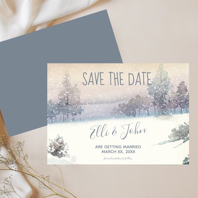 Save The Date Winter Wedding (Save The Date Winter Wedding)
