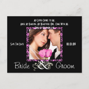 Save The Date with Your Photo Announcement Postcard