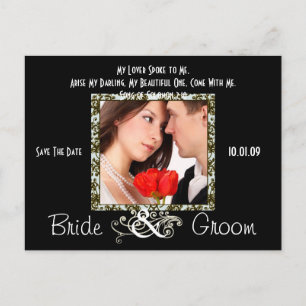 Save The Date with Your Photo Announcement Postcard