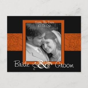 Save The Date with Your Photo Announcement Postcard