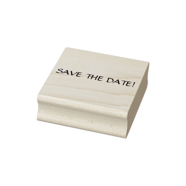 Save the Date Wood Art Stamp (Stamp)