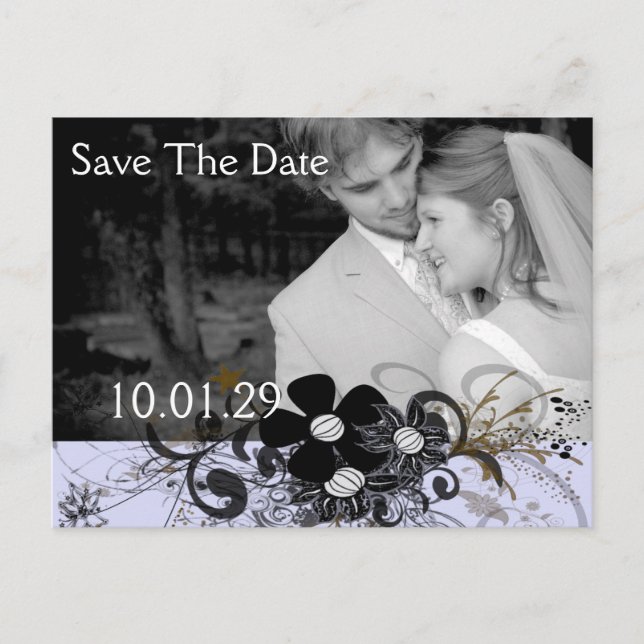 Save the Date Your Photo Announcement Postcard (Front)