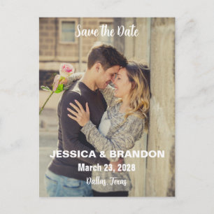 Save the Date Your Photo Wedding Cof007 Postcard