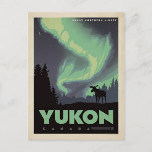 Save the Date Yukon, Canada 2 Announcement Postcard