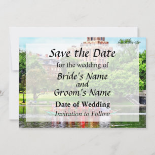 Save the DateBoston MA - Boston Public Garden Date