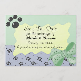 Save the Day Dog Paw Invitation