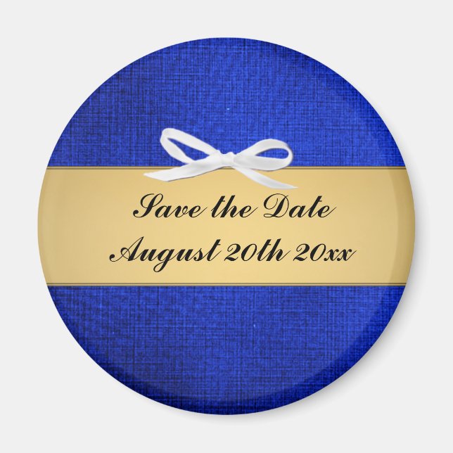Save the day fabric linen magnet (Front)