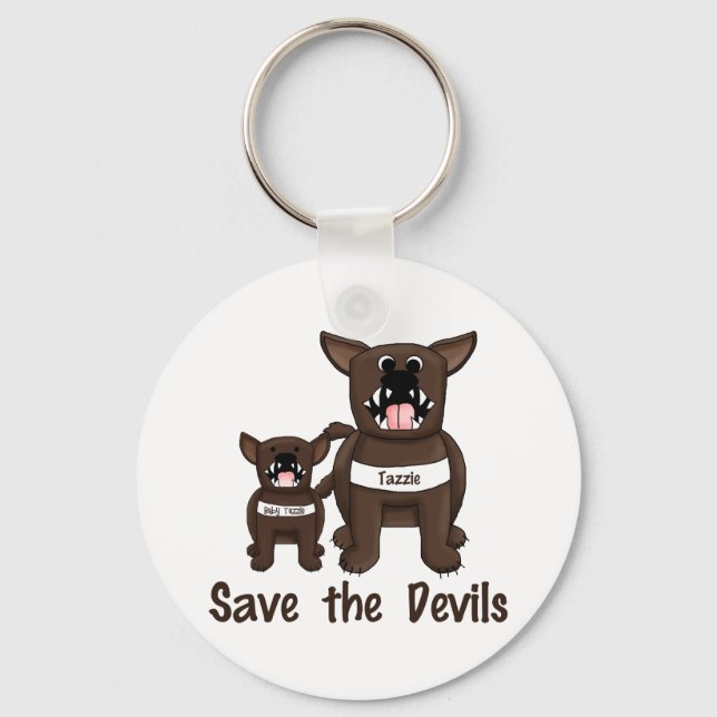 Save the Devils Key Ring (Front)
