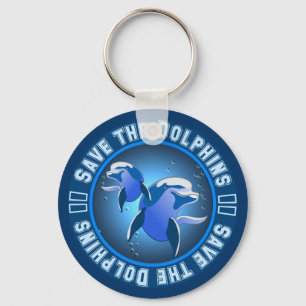 Save the Dolphins Key Ring