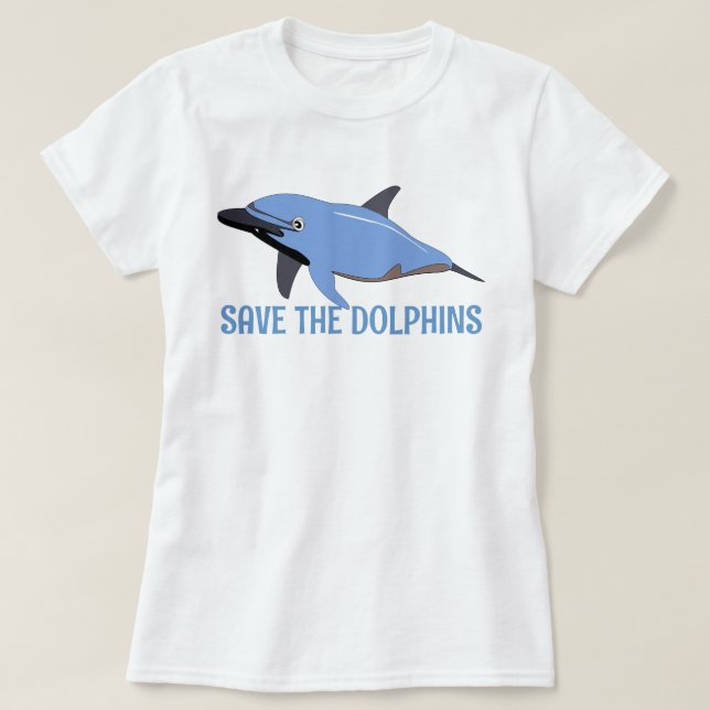 Save the Dolphins T-Shirt (Design Front)