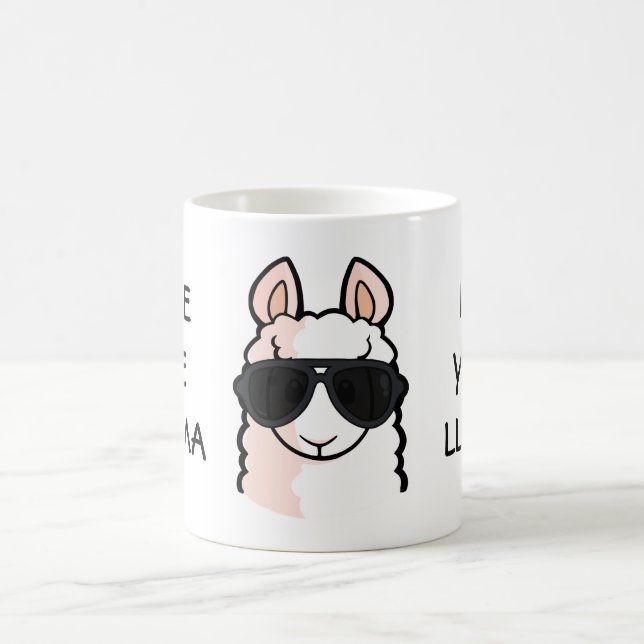 Save the Drama for Your Llama Coffee Mug (Center)