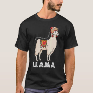 Save The Drama For Your Llama Cute Animal T-Shirt
