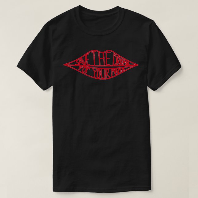 Save The Drama For Your Mama Lips Pullover  (Design Front)